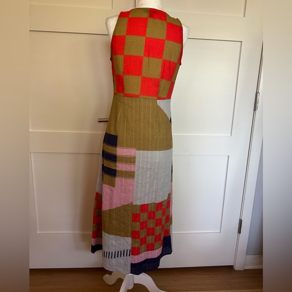 Conditions Apply XSP sleeveless cotton midi dress with working tie at bust. - Picture 3 of 11